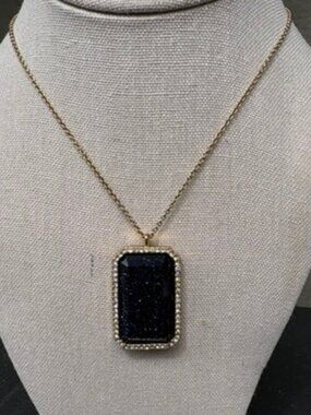 Kate Spade Night Sky Jewels Pendant Necklace - gold, crystal, midnight blue